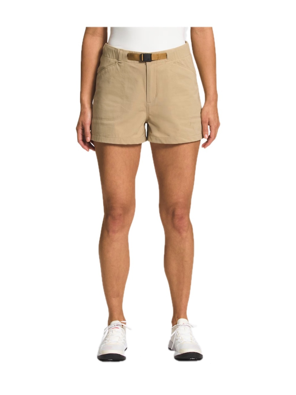 The North Face Bridgeway Women's Tan Outdoor Hiking Utility Shorts Size 4 Small